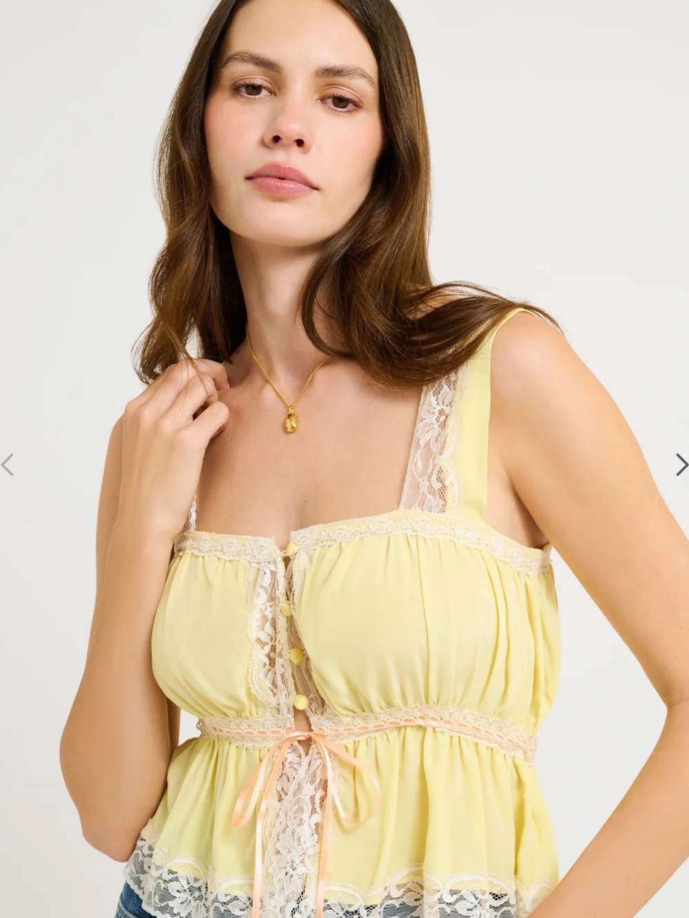 NWT Rumored Keepsake Top Yellow